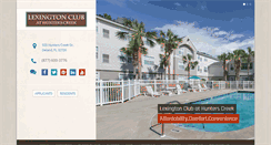 Desktop Screenshot of lexingtonclubathunterscreek.com